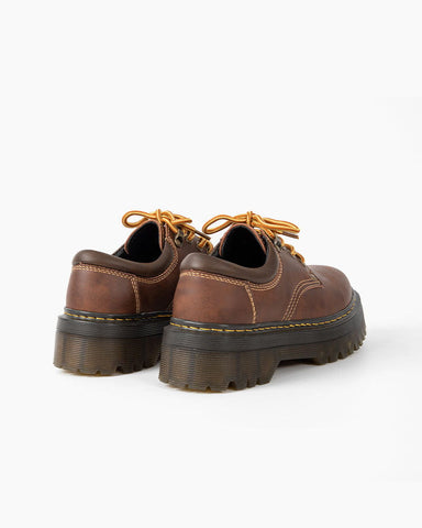 Women's Heavy Duty Brown Leather Platform Shoes