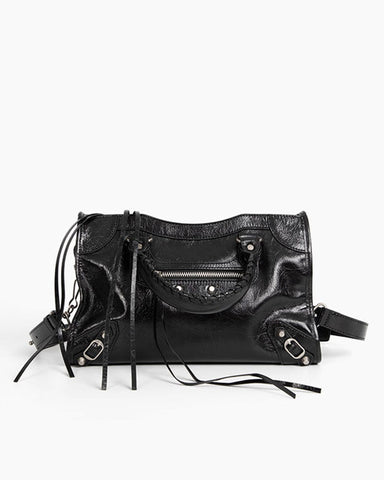 Women's black  LA City Calfskin Bag Medium
