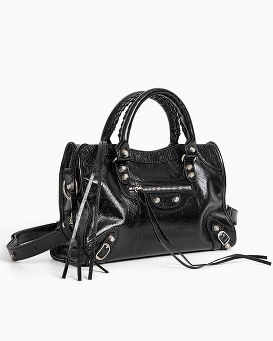 Women's black  LA City Calfskin Bag Small