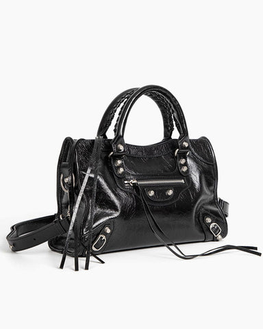 Women's black  LA City Calfskin Bag Medium