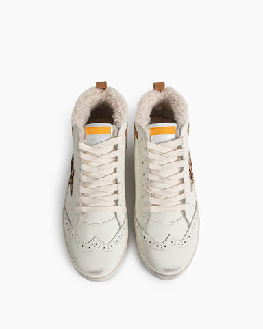 Women's Mid Star Leather Sneakers