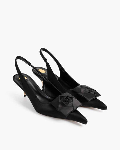 Leopard Pattern Evening Pumps