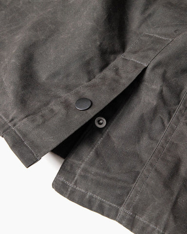 Men's Waxed Cotton Field Jacket Corduroy Collar