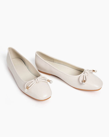 Daily Work Classic Round Toe Flat Slip-On Design