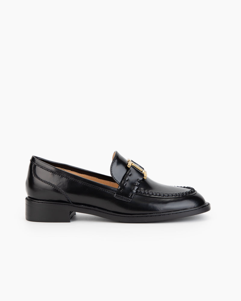 Chain-Comfortable-Slip-On-Penny-Flat-Loafers