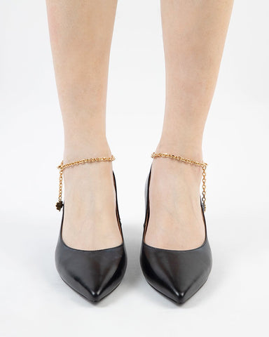Gold Four-leaf Clover Ankle Chain