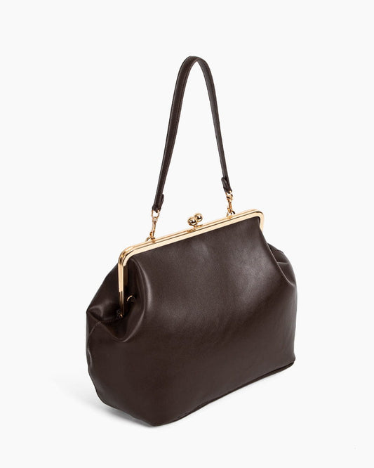 Women's Gallery Weekend Sculptural Leather Kisslock Bag