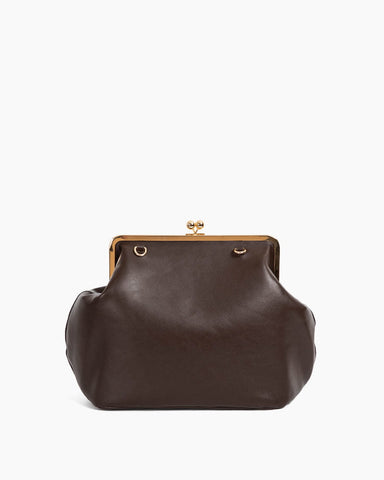 Women's Gallery Weekend Sculptural Leather Kisslock Bag