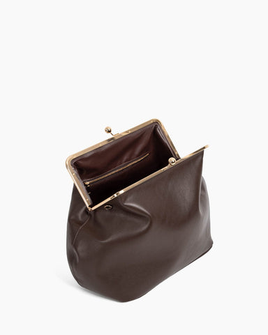 Women's Gallery Weekend Sculptural Leather Kisslock Bag