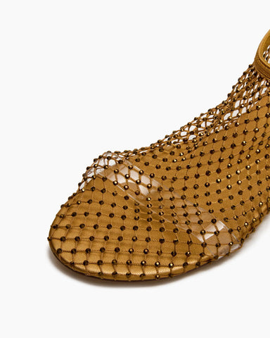 Women’s Rhinestone Mesh Ballet Flats