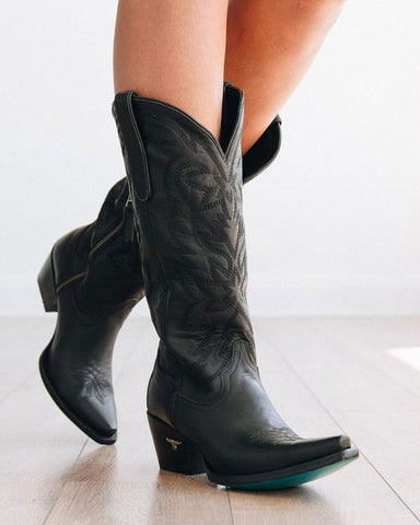 Smokeshow Leather Embroidered Cowboy Boots