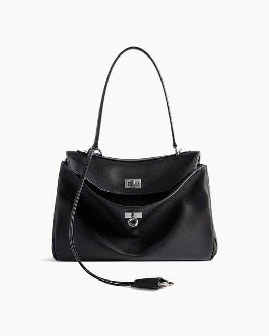 Women's Vintage Oil Waxed Leather Tote Bag