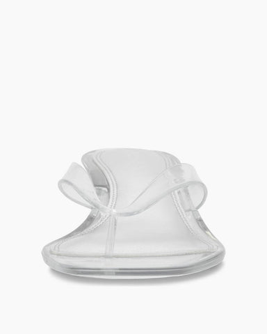 Women’s Transparent Low Heel Flip-Flop Sandals
