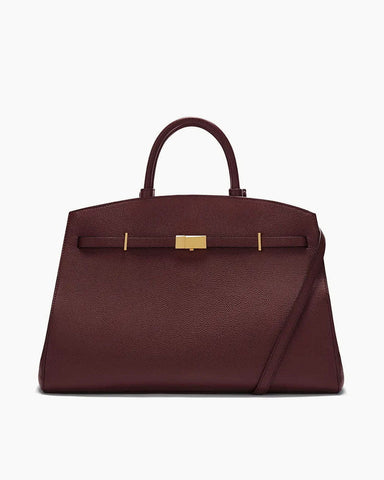Women's Elegant Structured Top Handle Bag