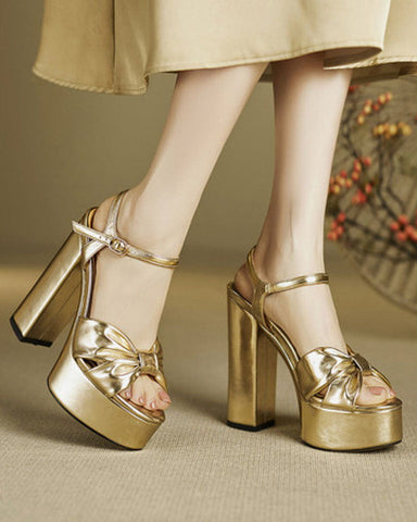 Women's Heloise 120 Leather Platform Sandals