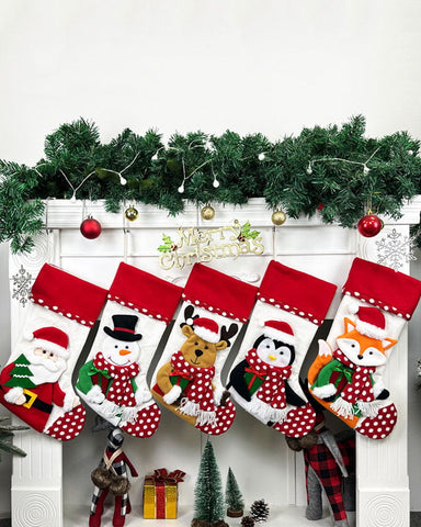 Needlepoint Personalized Christmas Stocking (Style A)