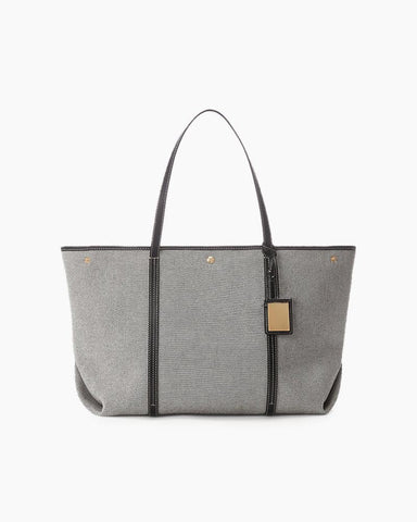 Women's Canvas & Leather Large Emerie Tote Bag