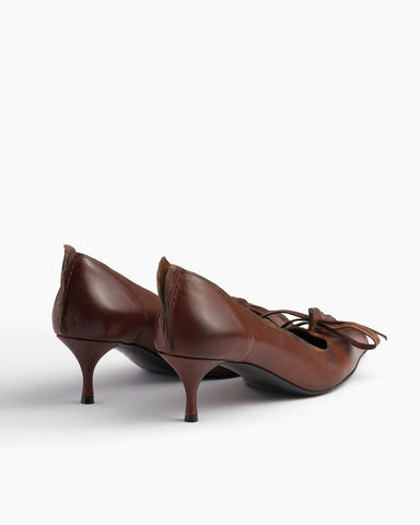 Women's Antique Leather Pumps