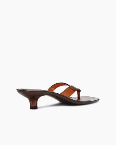 Women’s Transparent Low Heel Flip-Flop Sandals