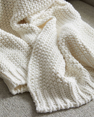 Cotton Fisherman Throw Blanket