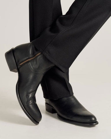 Men's Urban Elegance Classic Zip Ankle Boots