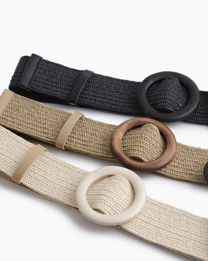 womens-urban-chic-round-buckle-woven-belt
