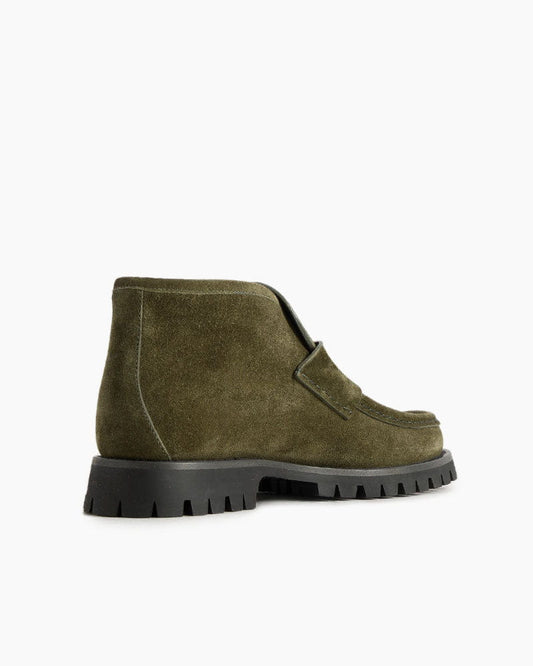 (Pre-sell) Women's Sylke Suede Green Boots
