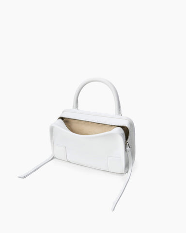 Mini Nappa Leather Convertible Top-Handle Bag
