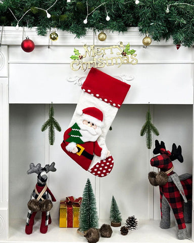 Needlepoint Personalized Christmas Stocking (Style A)