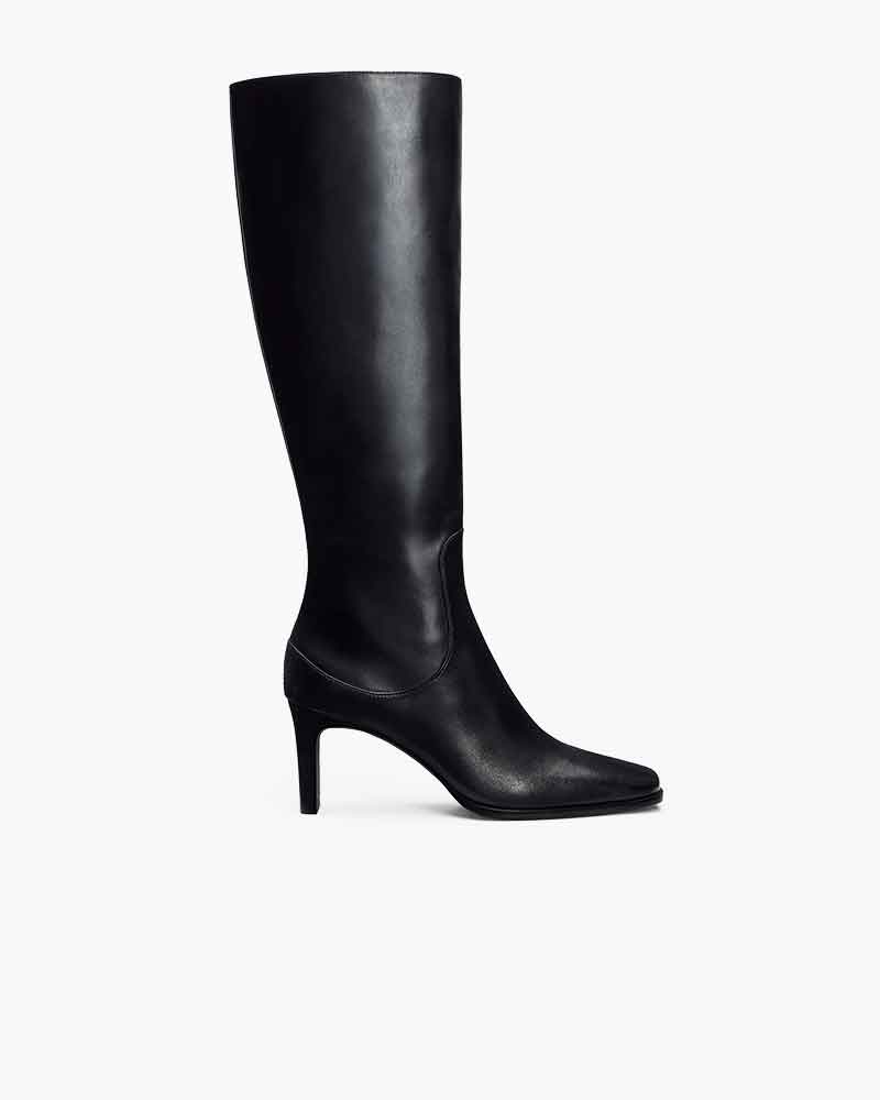 Women's Sleek Slim Heel Tall Boots