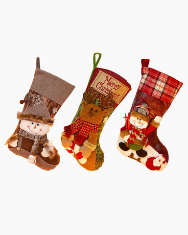 Needlepoint Personalized Christmas Stocking (Style B)