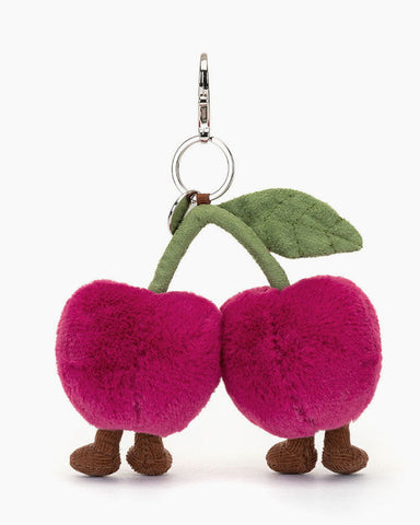 Pink Cherry doll Bag Charm