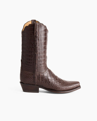 Men‘s Artisan Crocodile Pattern Western Boot