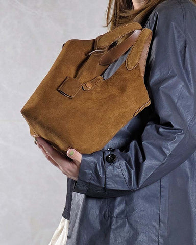 Women's Polo Play Suede Large Tote Bag