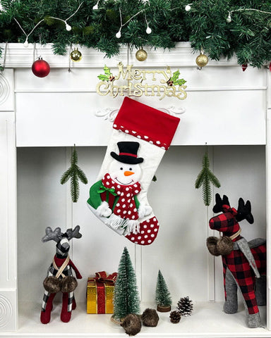 Needlepoint Personalized Christmas Stocking (Style A)