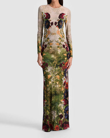 Women‘s Floral Print Maxi Dress