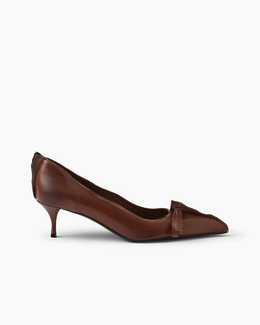 Women's Antique Leather Pumps