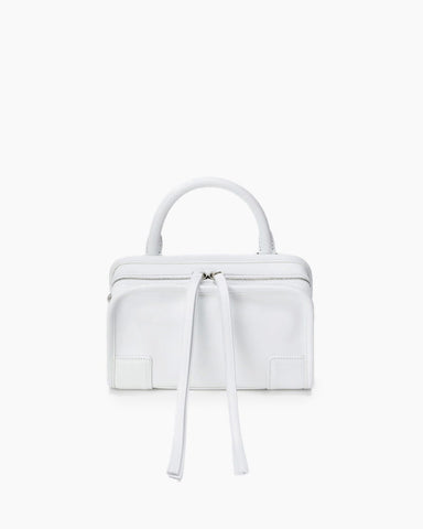 Mini Nappa Leather Convertible Top-Handle Bag