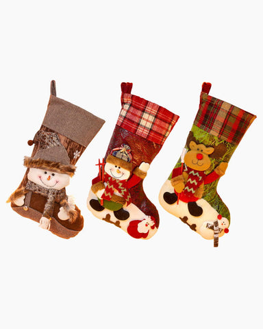 Needlepoint Personalized Christmas Stocking (Style B)