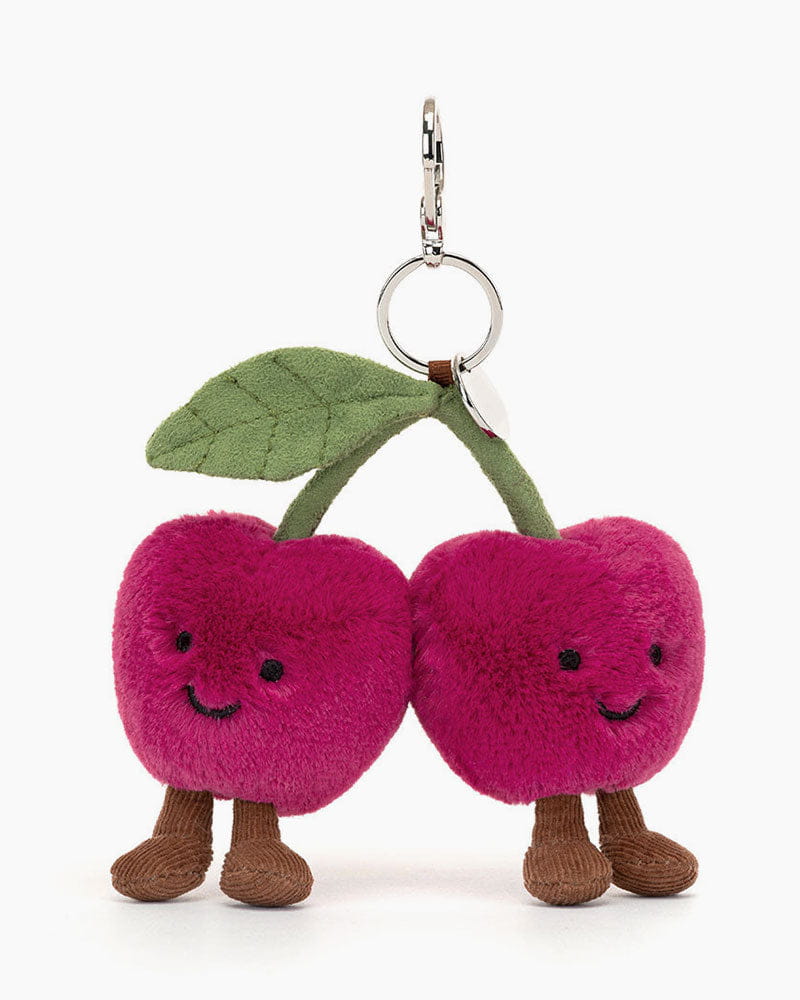 Pink Cherry doll Bag Charm
