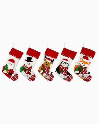 Needlepoint Personalized Christmas Stocking (Style A)