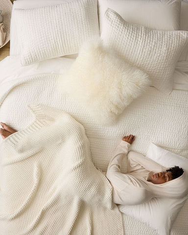 Cotton Fisherman Throw Blanket