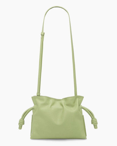 Vespera Mini Calfskin Clutch Light Pear