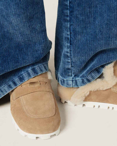 Women's Velvet Muse Suede Mules