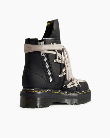 Women's Textured Leather Platform Ankle Boots