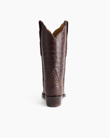 Men‘s Artisan Crocodile Pattern Western Boot