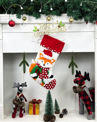 Needlepoint Personalized Christmas Stocking (Style A)