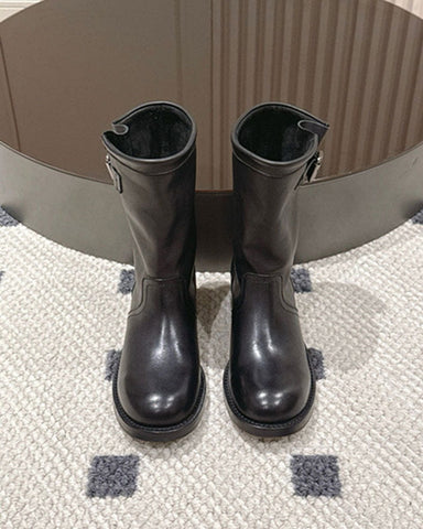 Women's Yeager Leather Mid-calf Boots