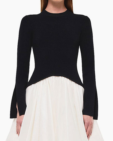 (Pre-sale) Colorblocked Fit Flare Dress