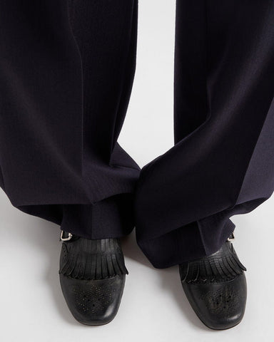 Women's Yeager Leather Shoes with Buckle